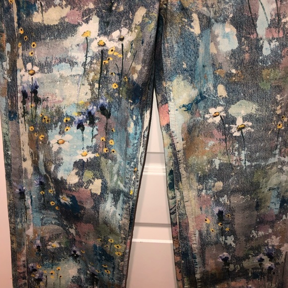 New Free People We The Free Tennessee Low-Rise Illusions Jeans Canvas Sz 26 - Picture 10 of 16